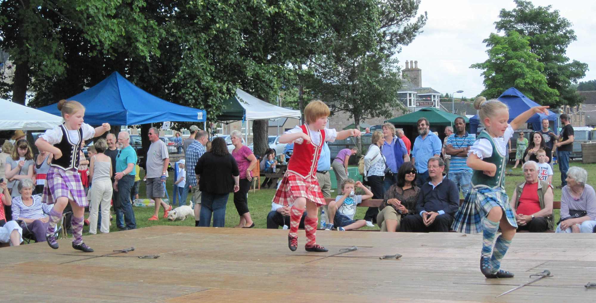 Highland dancers